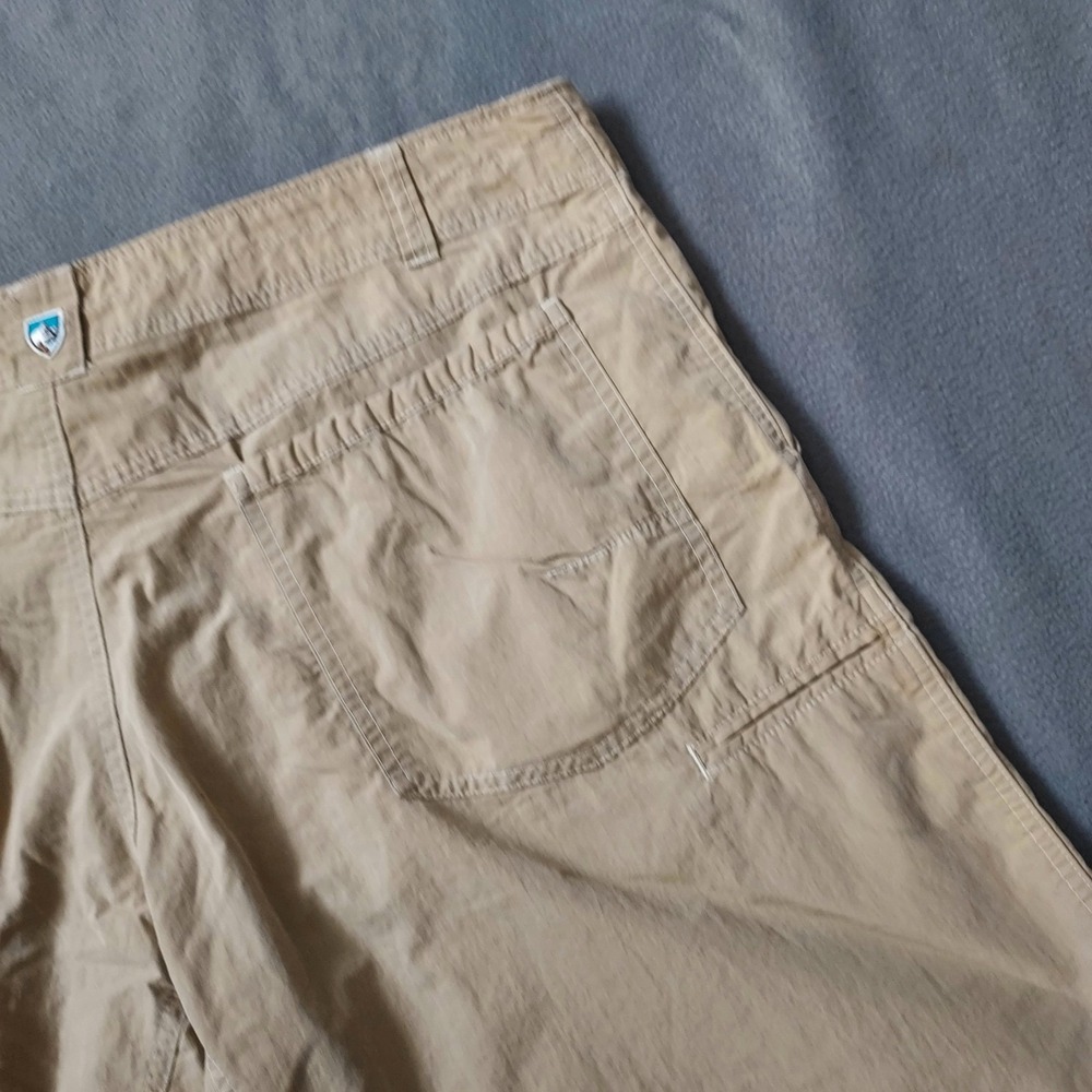 Kuhl Utility Shorts Men's 38 X 10" Khaki Brown‎ Pockets Hiking Outdoor - Picture 7 of 13